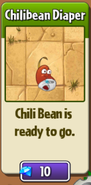 Chili Bean's costume's description (note: it is called Chilibean)