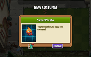 Getting Sweet Potato's costume (in English)