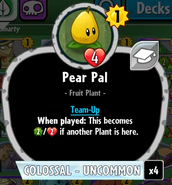 Pear Pal with his old ability.