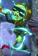 A level 2 Bandit Zombie about to drink his potion