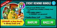 Pear Cub on the advertisement for the Event Rewind Bundle