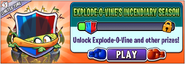 Explode-o-Vine in an advertisement of Explode-o-Vine's Incendiary Season in the main menu screen