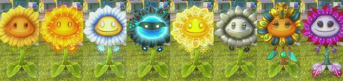 Todas las girasoles del primer Garden Warfare