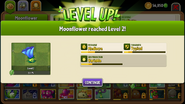 Moonflower being upgraded to Level 2