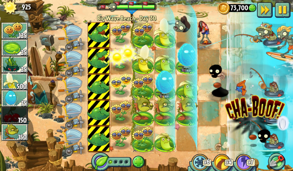 Big Wave Beach - Day 30, Plants vs. Zombies Wiki