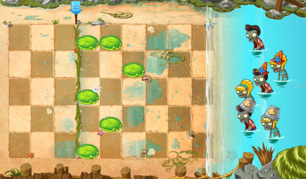 The Latest Plants vs. Zombies 2 Update Introduces Big Wave Beach Part 2