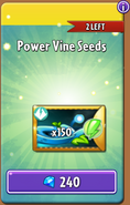 Power Vine's seeds in the store (Promoted)