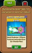 A sale of Electric Peashooter Bundle