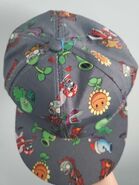 on a hat (albeit only the eyes up are visible, as the rest is cut off.)