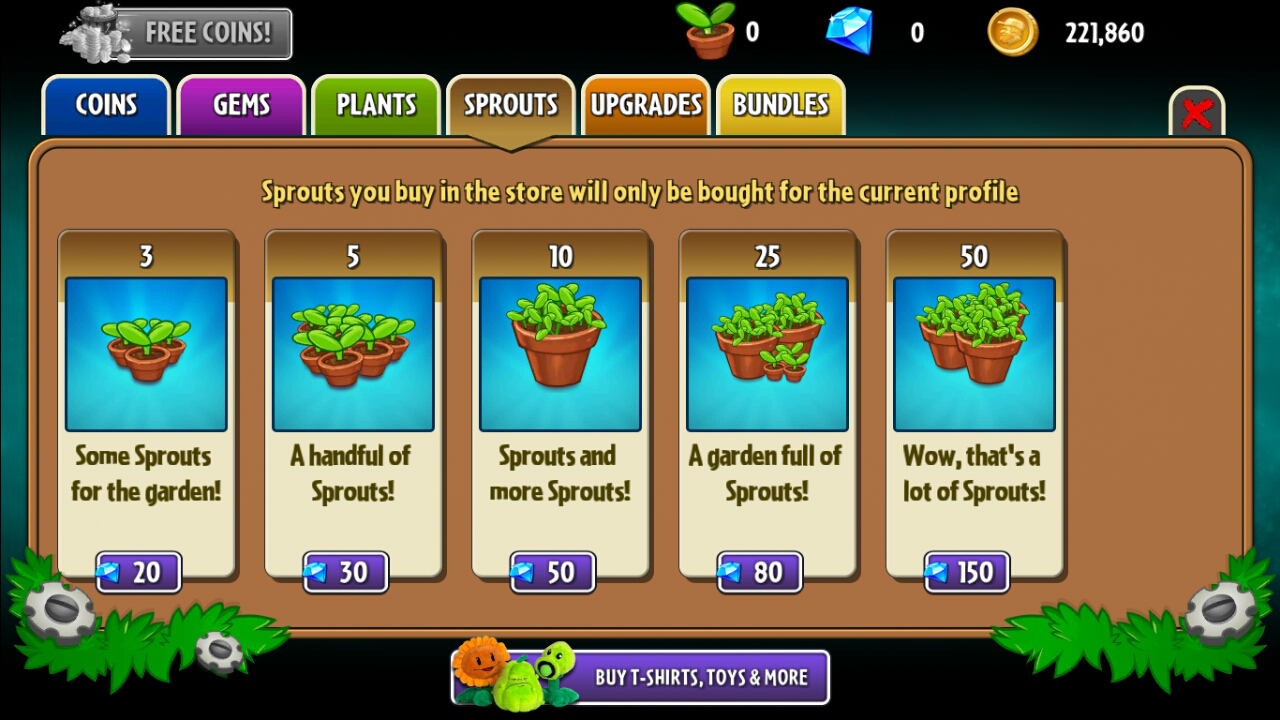 How to Cheat Plants vs Zombies 2 with GameGuardian (Coin, Gems, Gauntlet,  Mint, Sprout) 