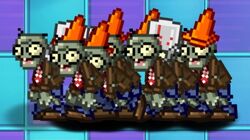 8 Bit Zombie Plants Vs Zombies Wiki Fandom Powered - Plants Vs. Zombies -  Free Transparent PNG Clipart Images Download