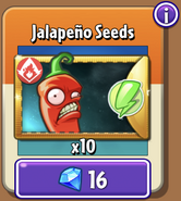 Jalepeno's seeds in the store (Special)