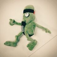 Canceled Snorkel Zombie plush (very unfinished prototype)