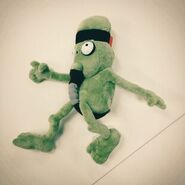 Canceled Snorkel Zombie plush (very unfinished prototype)