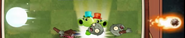 Costume Plant Food upgrade (after firing pea barrage)