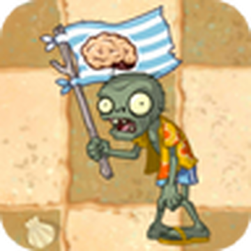  Plants vs. Zombies 2 Wall Decal: Mummy Flag Zombie