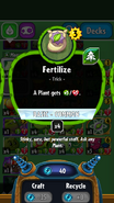 Fertilize's statistics