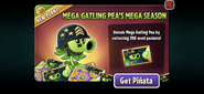 Mega Gatling Pea in an advertisement