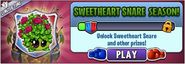 Sweetheart Snare in an advertisement for Sweetheart Snare's Season in Arena