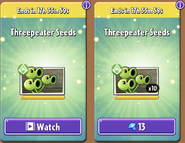 Threepeater's seeds in the store (10.2.1, Promoted)