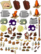 Adventurer Zombie and his variants sprites