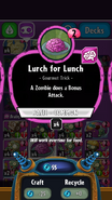 Lurch for Lunch's statistics