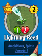 The player receiving Lightning Reed from a Premium Pack