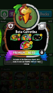 Beta-Carrotina's statistics