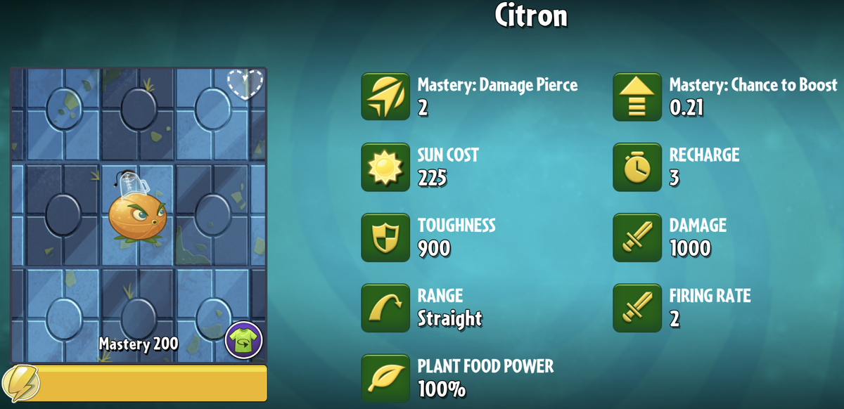 Citron (Plants vs. Zombies: Garden Warfare 2), Plants vs. Zombies Wiki