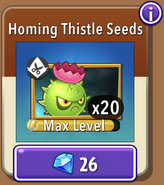 Homing Thistle's seeds in the store (10.6.2)