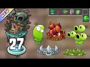 Plants vs Zombies 2 - Pirate Seas Day 27 -Plants Lvl 1 & No Premium-