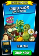 Lil' Buddy in an advertisement for the Heal Pack