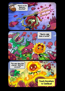 The second comic strip with the theme of Neptuna in the mission "Attack of the Tentacles!"