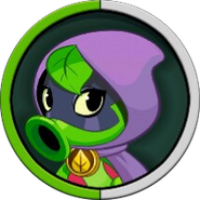 sombra verde icono