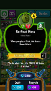 Re-Peat Moss' statistics