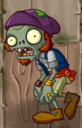 Barrel Roller Zombie without his barrel