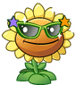 Sunflower (green shades with stars)