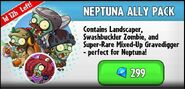 Landscaper on the advertisement for the Neptuna Ally Pack