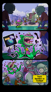 The comic strip that appears when the player receives Chompzilla