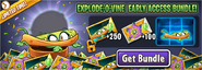 Explode-o-Vine in an advertisement for Explode-o-Vine Early Access Bundle in the main menu screen
