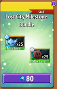 Iceweed and Olive Pit seeds in Lost City Milestone Bundle (is on the store)