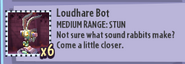 Loudhare Bot's stickerbook description