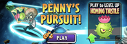 Homing Thistle in an advertisement for Penny's Pursuit