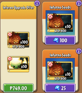 Inferno's seeds and bundle in the store (9.7.1)