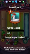 Ranking up from Wood League to Bronze League