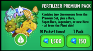 Kernel Corn on the advertisement for the Fertilizer Premium Pack