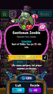 Gentleman Zombie's statistics