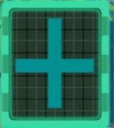 Blue power tile