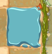 A shallow puddle spawned in certain levels
