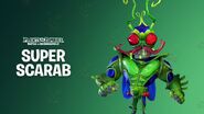 Super Scarab, an exclusive Lawn of Doom Costume for Super Brainz